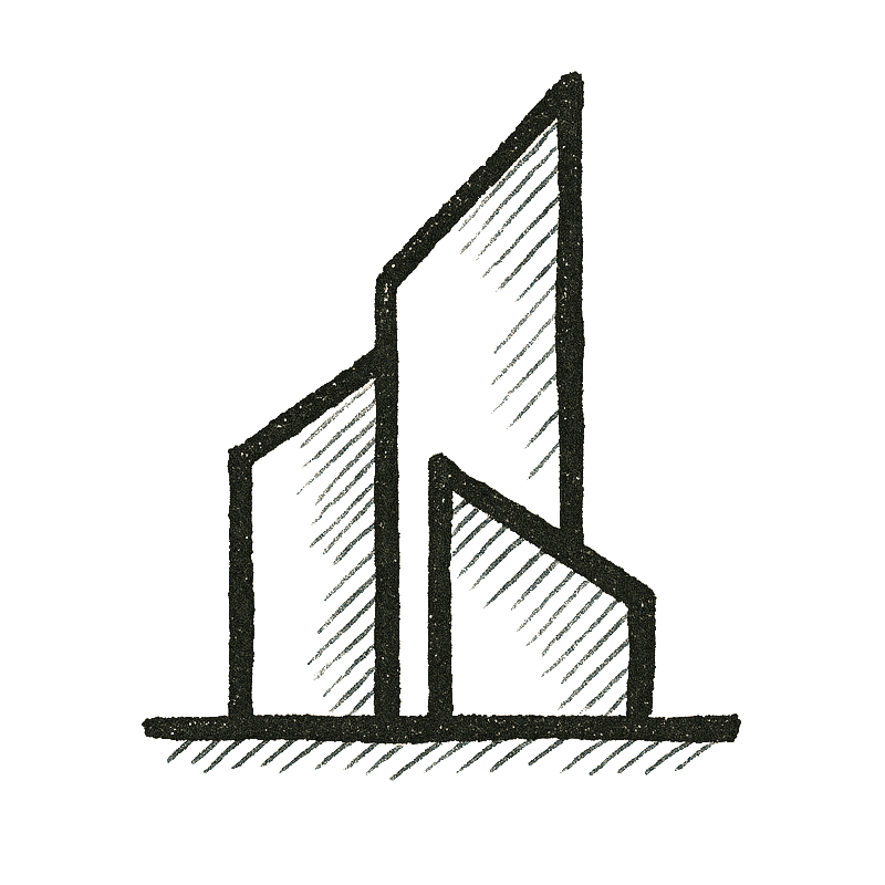 Thoughtful architecture icon