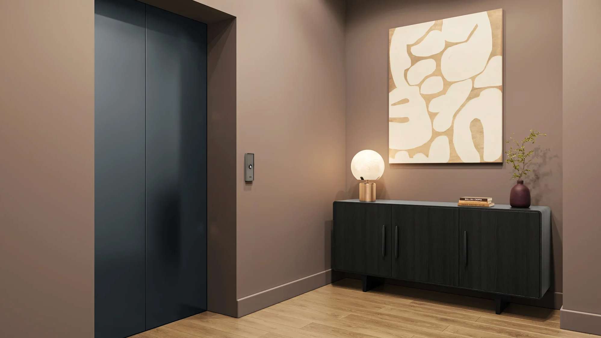 Interior view of Nester St. Lawrence Market showcasing modern design and comfortable accommodations in St. Lawrence Market, Toronto