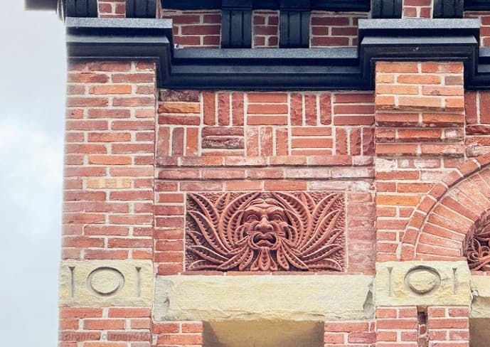 Communal seating and lounge area at Nester St. Lawrence Market in Old Town, Toronto
