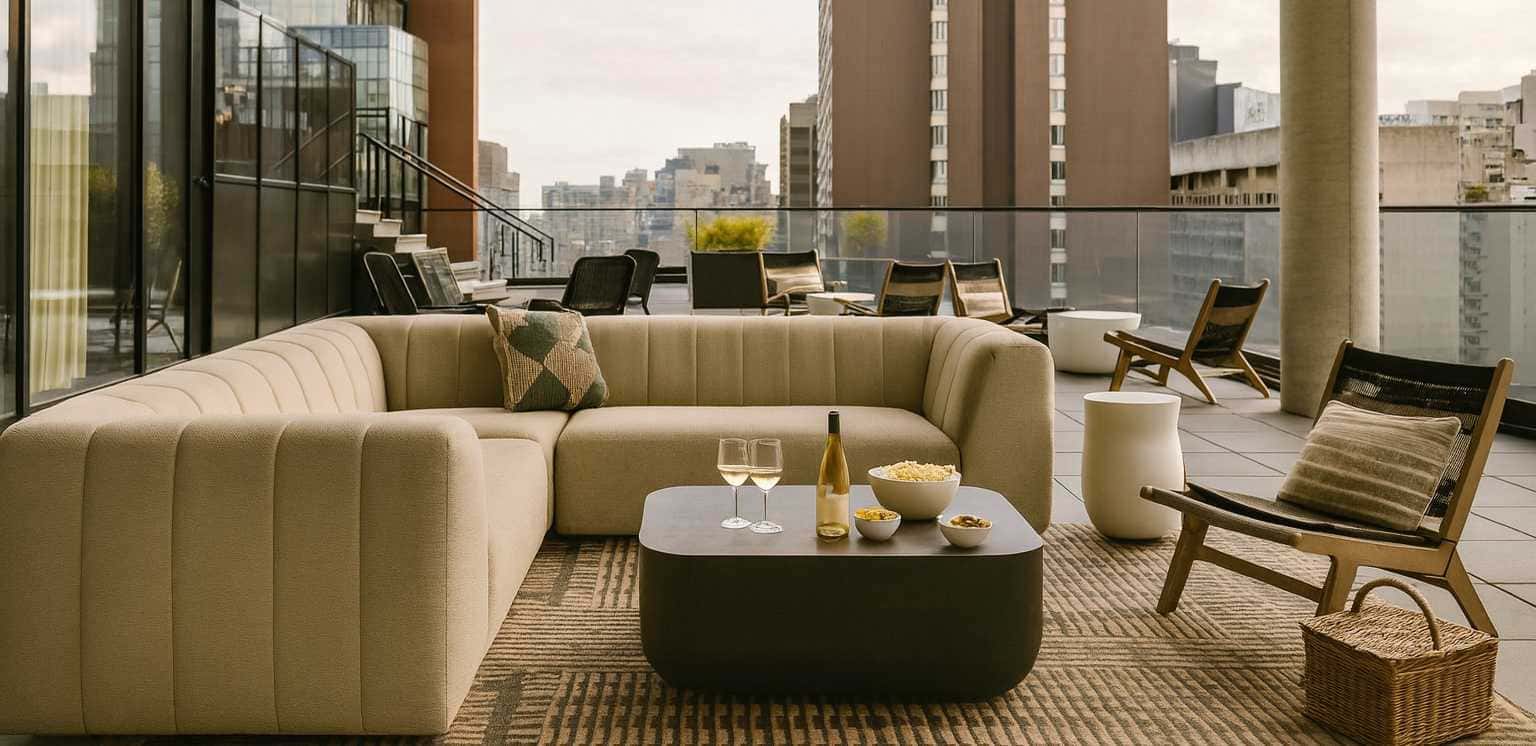 Fitness center at Nester Downtown Montréal with state-of-the-art exercise equipment