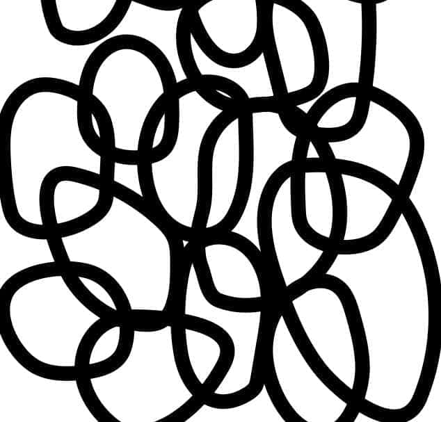 Floor-by-floor artwork by Cyndie Belhumeur at Nester Downtown Montréal featuring vibrant colors and layered motifs